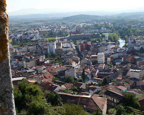 Vista de la ciudad desde las almenas de la torre